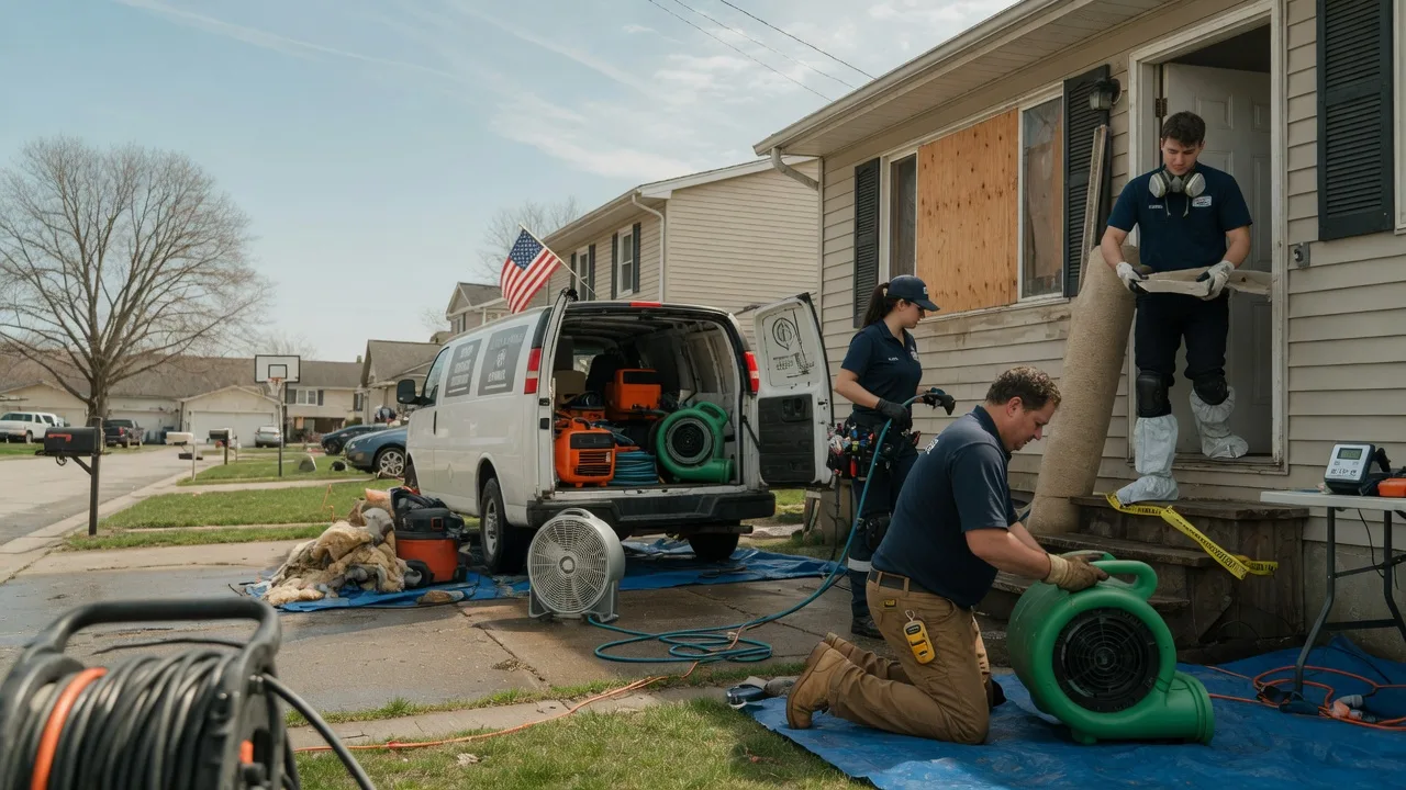 Water Damage Restoration in Ossian, IN near me
